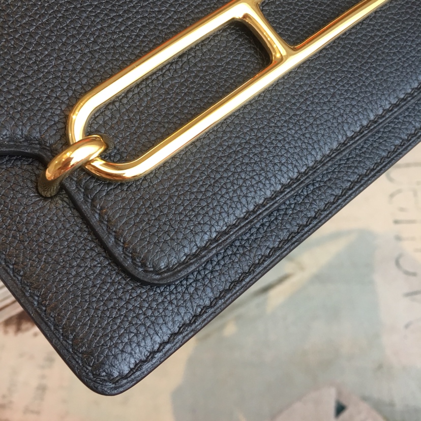 에르메스 룰리스18 블랙 금장 에버컬러